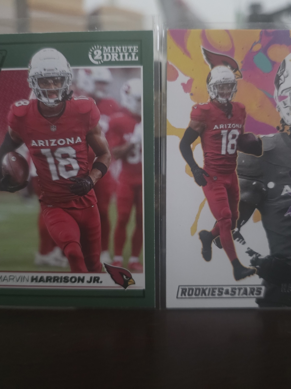 Panini Football Trading Card - Red & White